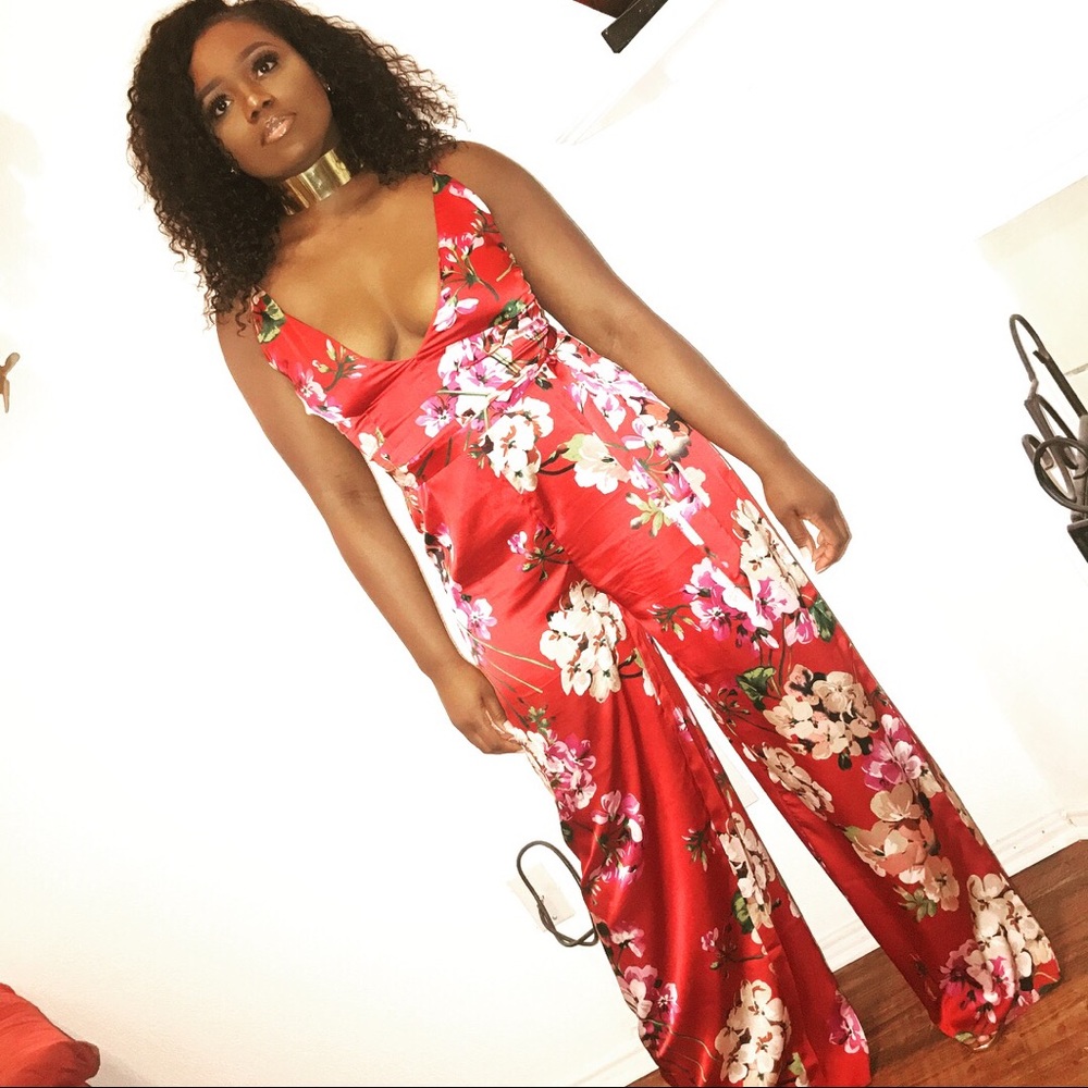 Floral Jumpsuit